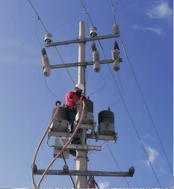 Imagen real de obra eléctrica de Miranda Conexiones